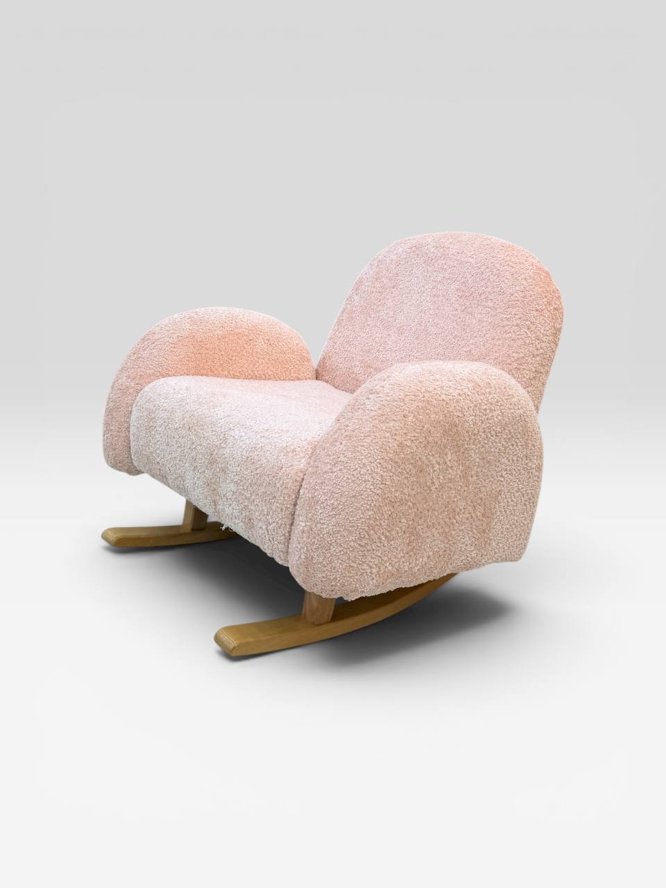 Cocon Home — Fauteuil à bascule bouclé